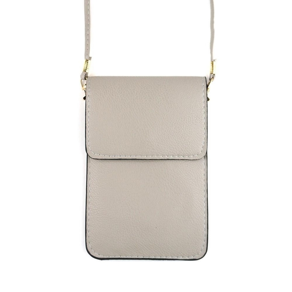 Accessories Trendy Small Gray Leatherette Crossbody Poshmark